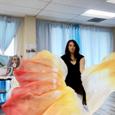 佳偶石榴花 Fruitful Pomegranates (花瓣旗)〔下單後製作約2-3週後寄出〕