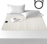 Organic Cotton Grounding Mat for Bed 35"x50"(cream)
