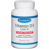 Vitamin D3 5,000IU Mixed Berry (90 Chewable tabs) [EXP: 04/25]