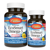 【加入購物車現折$10】聰明魚油Omega-3 EcoSmart Omega-3 (買大送小 90+30 Soft Gels) [EXP: 01/2025]